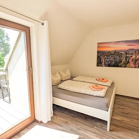 B6 - Urlaubsmagie - Inmitten Der Saechsischen Schweiz Mit Balkon Mit Ausblick Auf Sandsteine