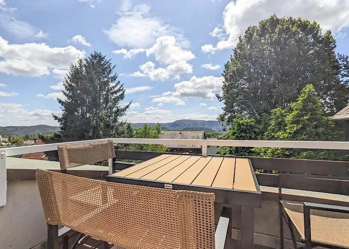 B6 - Urlaubsmagie - Inmitten Der Saechsischen Schweiz Mit Balkon Mit Ausblick Auf Sandsteine Apartamento