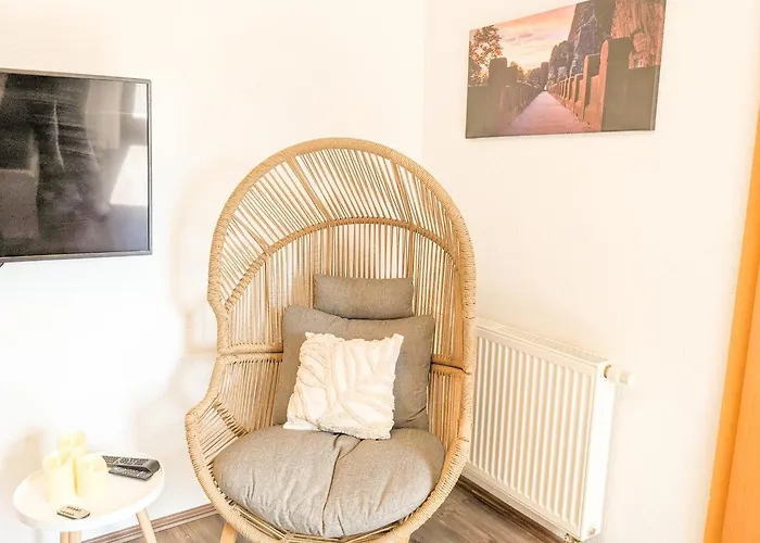 B6 - Urlaubsmagie - Inmitten Der Saechsischen Schweiz Mit Balkon Mit Ausblick Auf Sandsteine *