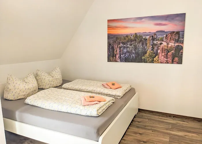 B6 - Urlaubsmagie - Inmitten Der Saechsischen Schweiz Mit Balkon Mit Ausblick Auf Sandsteine *